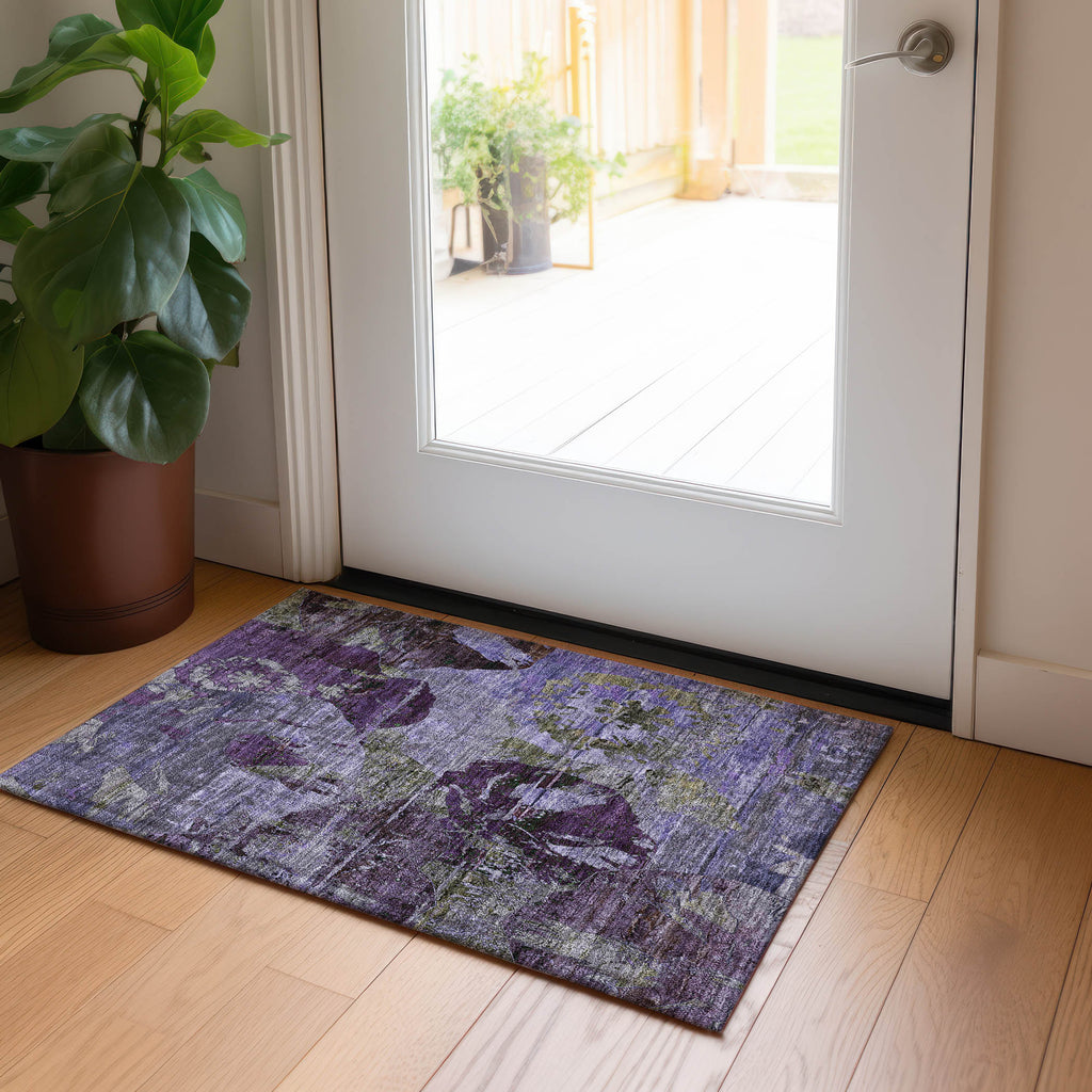 addison chantille acn555 purple rug