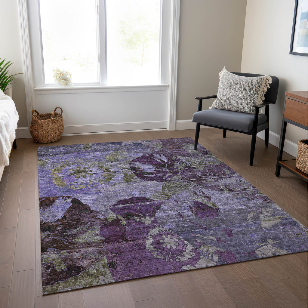 addison chantille acn555 purple rug