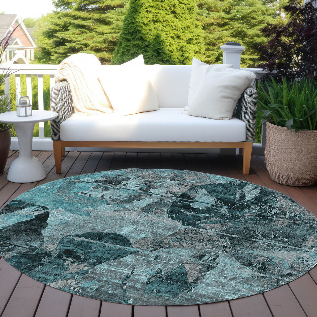 addison chantille acn555 teal rug