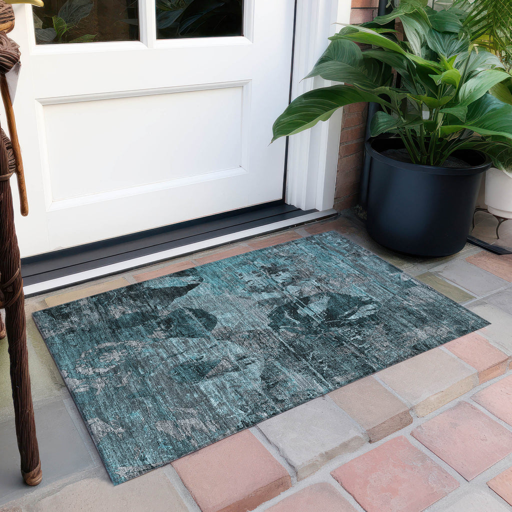 addison chantille acn555 teal rug