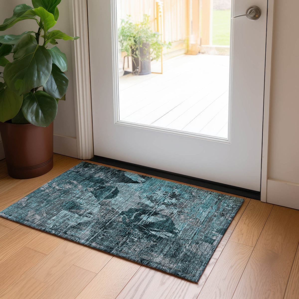 addison chantille acn555 teal rug