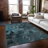 addison chantille acn555 teal rug