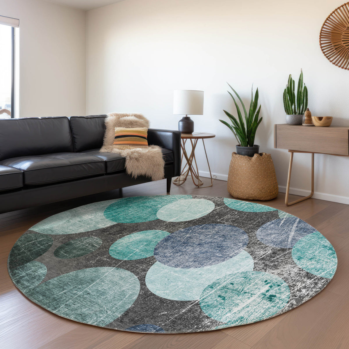 addison chantille acn556 teal rug