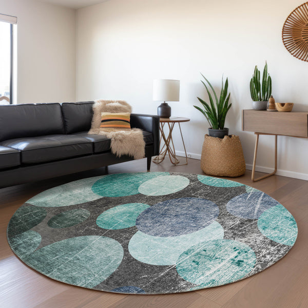 addison chantille acn556 teal rug