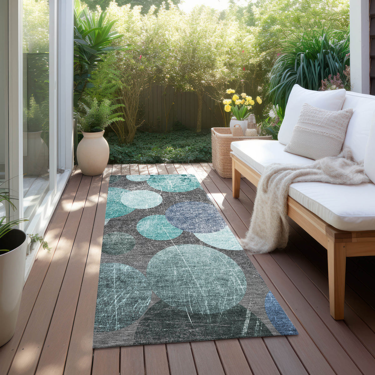 addison chantille acn556 teal rug