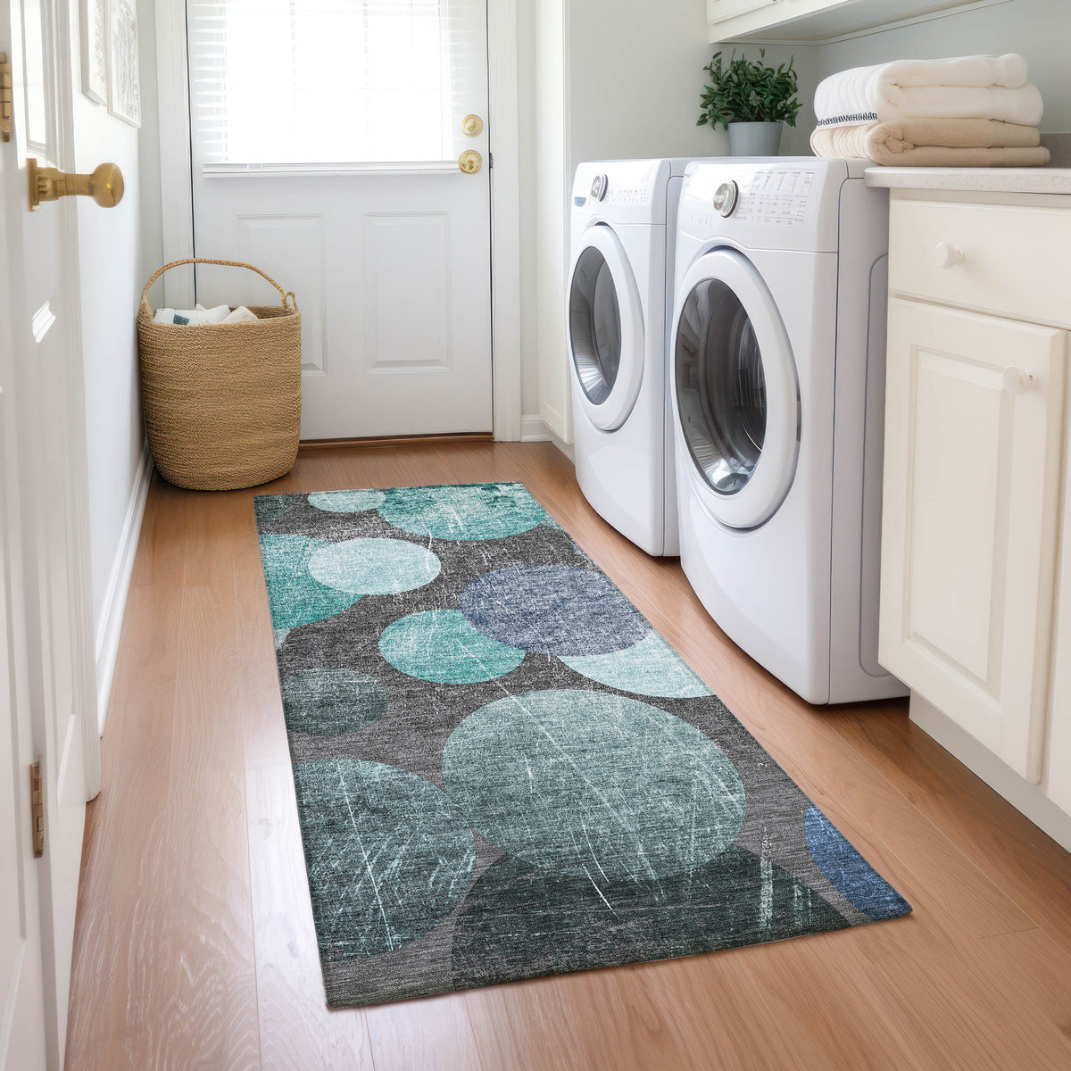 addison chantille acn556 teal rug