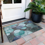 addison chantille acn556 teal rug