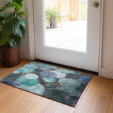 addison chantille acn556 teal rug