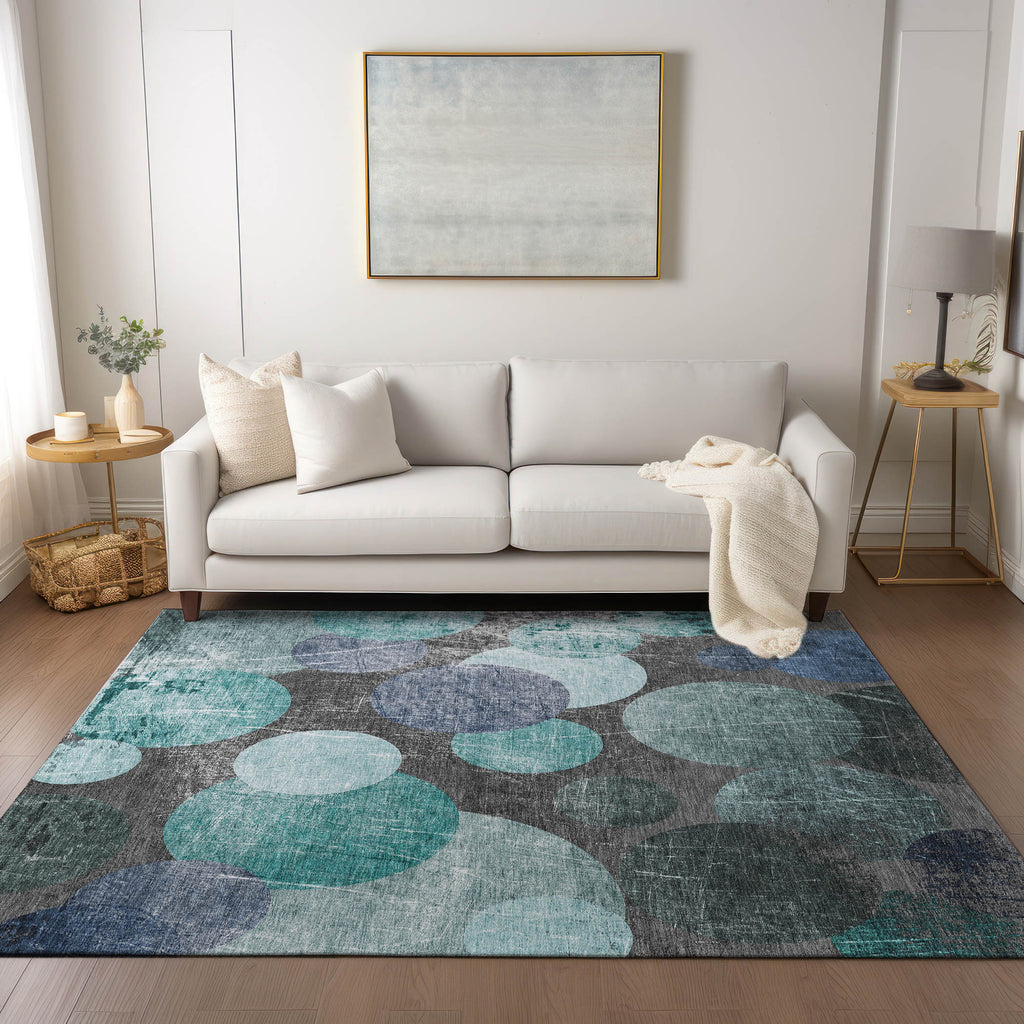 addison chantille acn556 teal rug