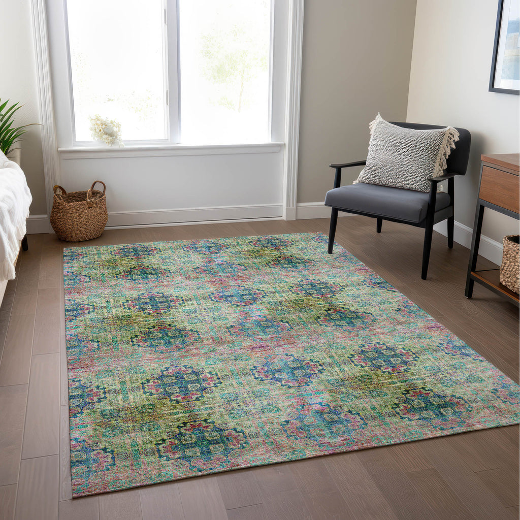 addison chantille acn557 green rug