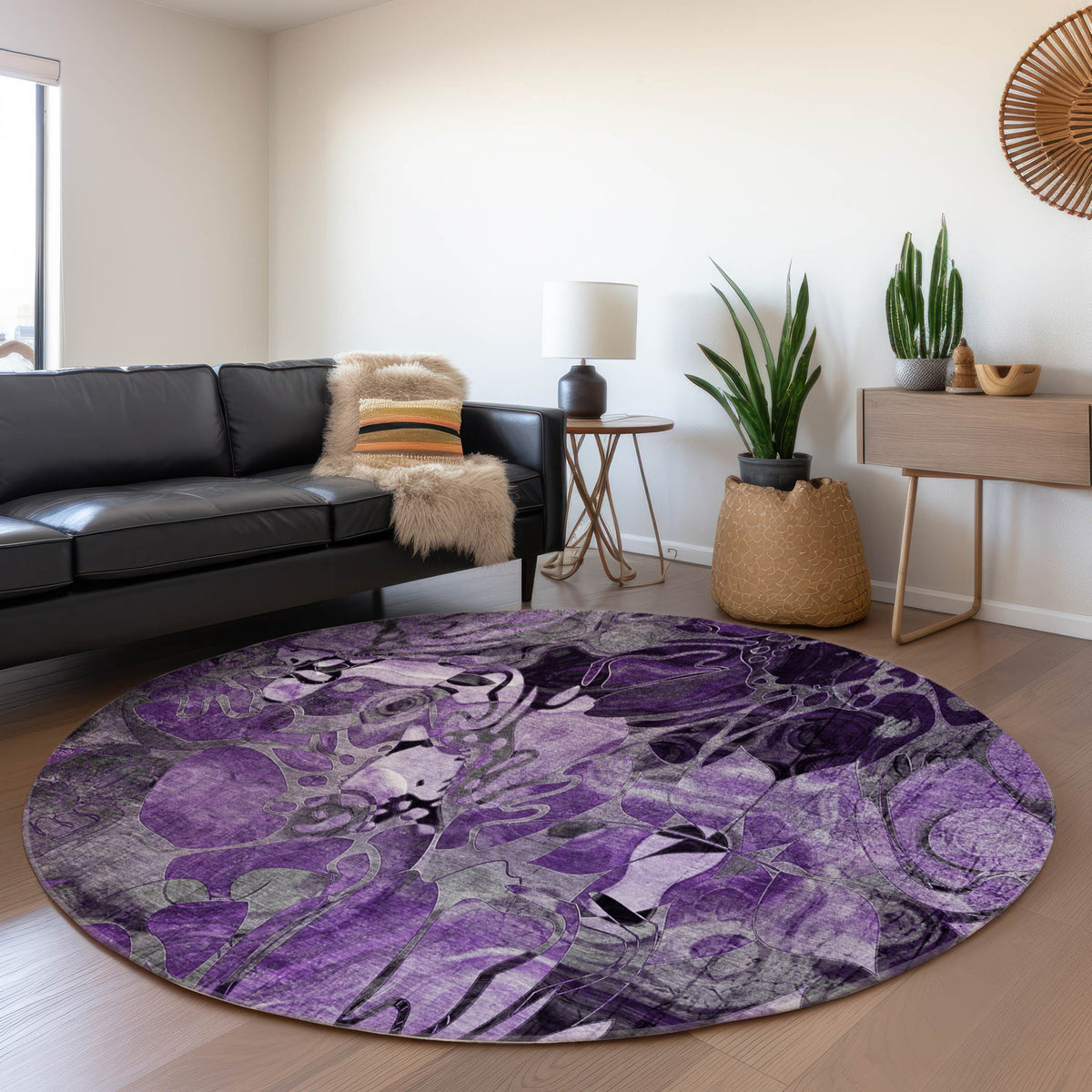 addison chantille acn558 purple rug
