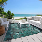 addison chantille acn558 teal rug