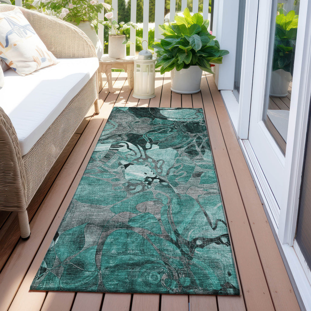 addison chantille acn558 teal rug