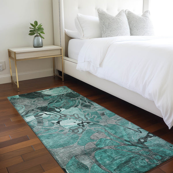 addison chantille acn558 teal rug