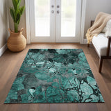 addison chantille acn558 teal rug