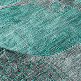 addison chantille acn558 teal rug