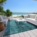 addison chantille acn559 teal rug