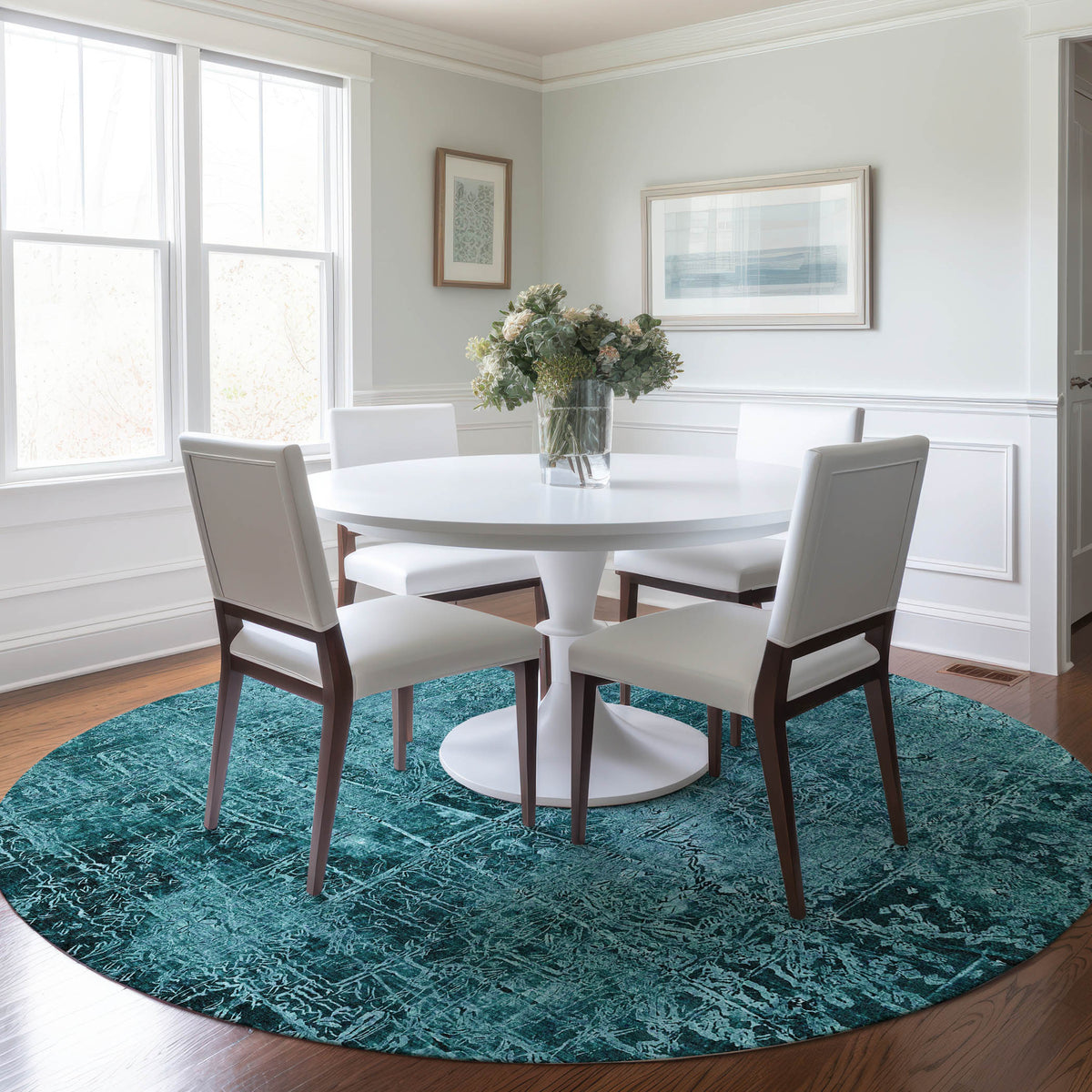 addison chantille acn559 teal rug