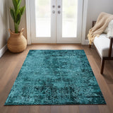 addison chantille acn559 teal rug