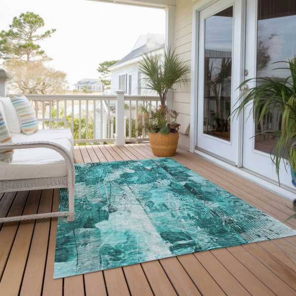 addison chantille acn560 teal rug