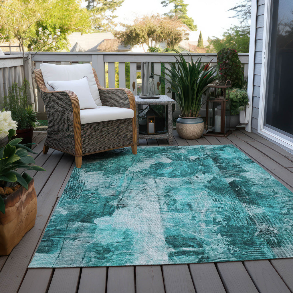 addison chantille acn560 teal rug