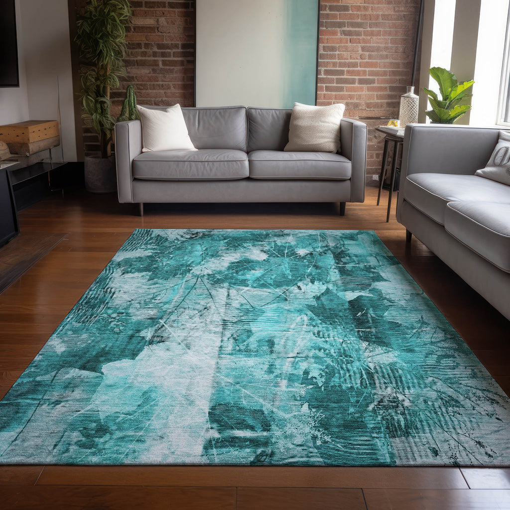 addison chantille acn560 teal rug