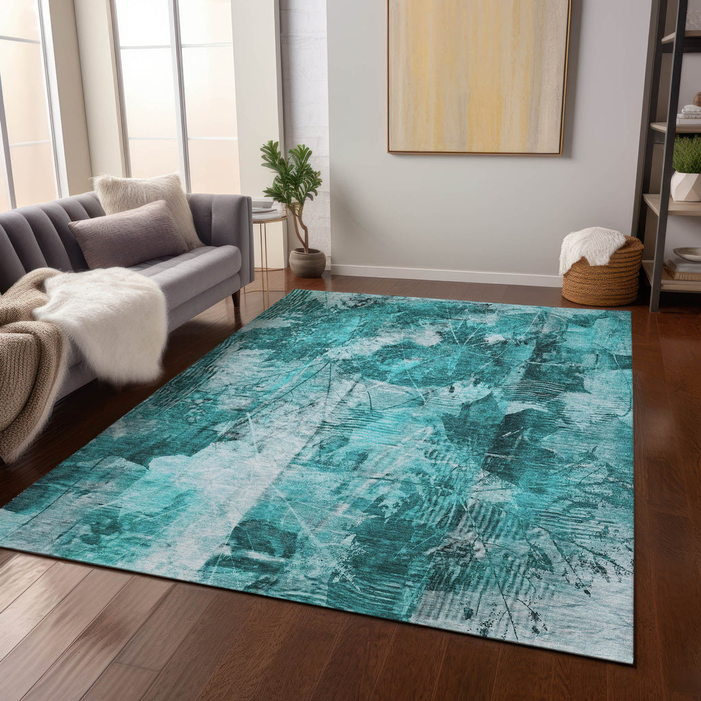 addison chantille acn560 teal rug