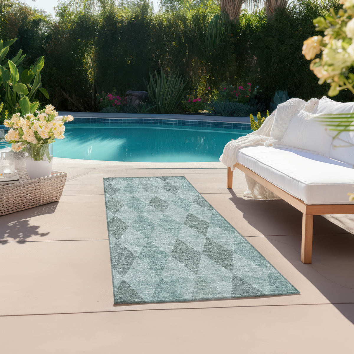 addison chantille acn561 teal rug