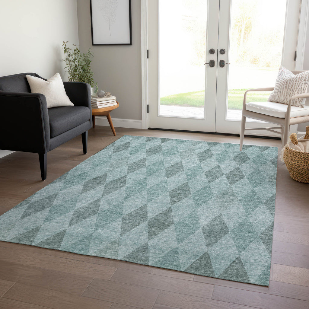 addison chantille acn561 teal rug