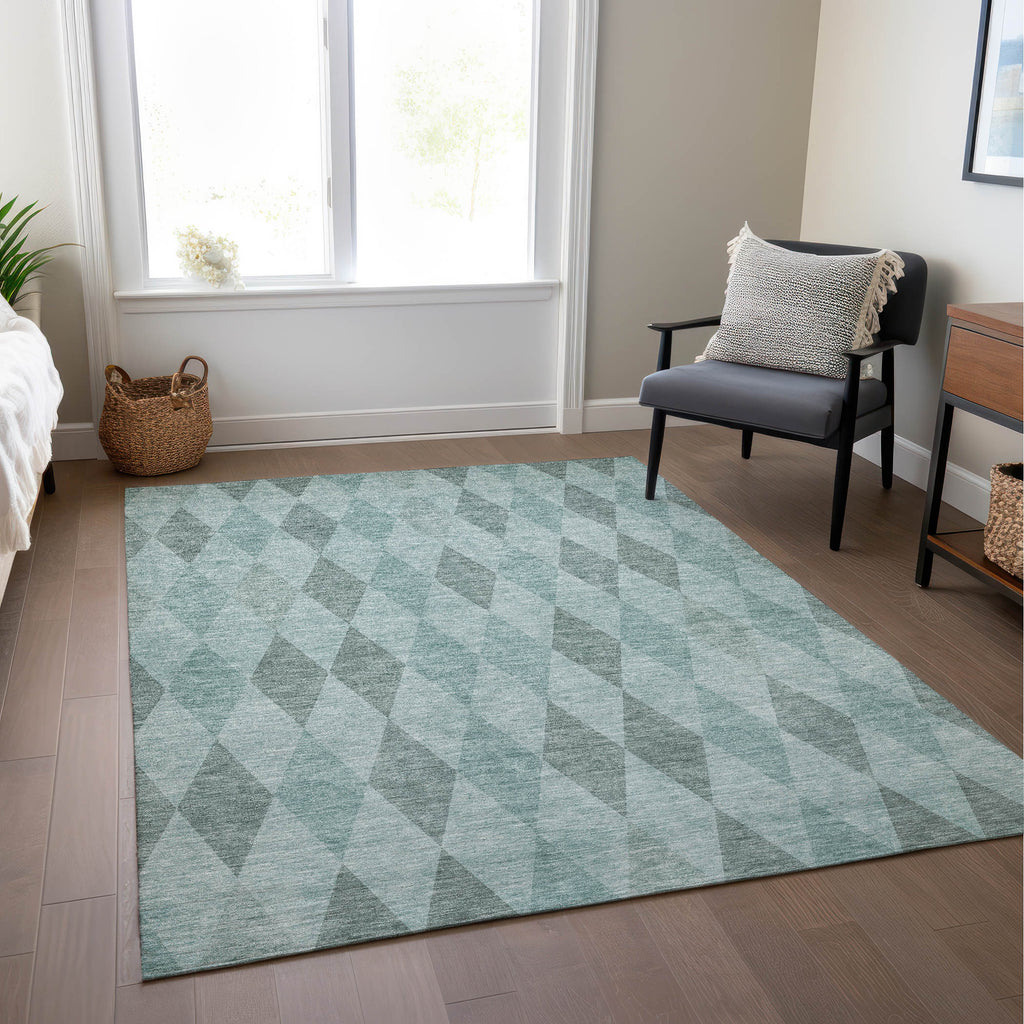 addison chantille acn561 teal rug
