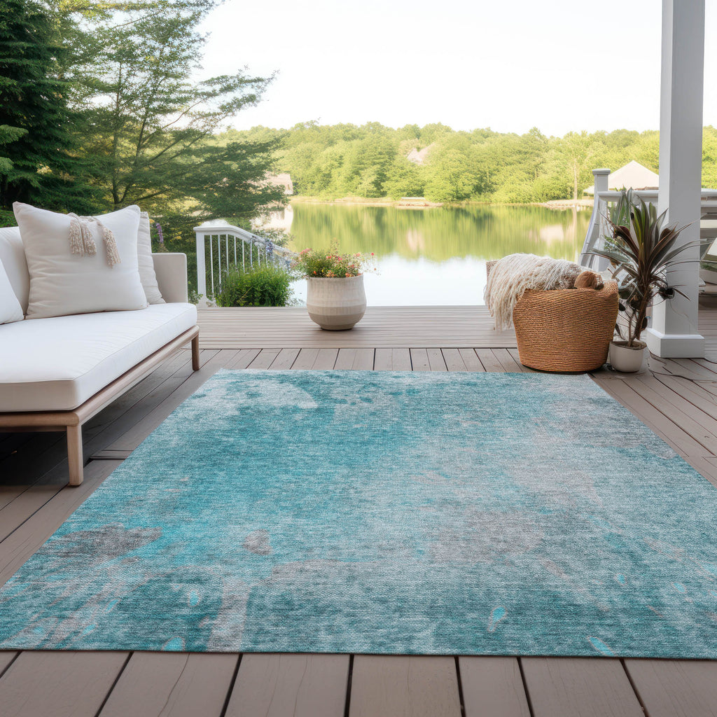 addison chantille acn562 teal rug