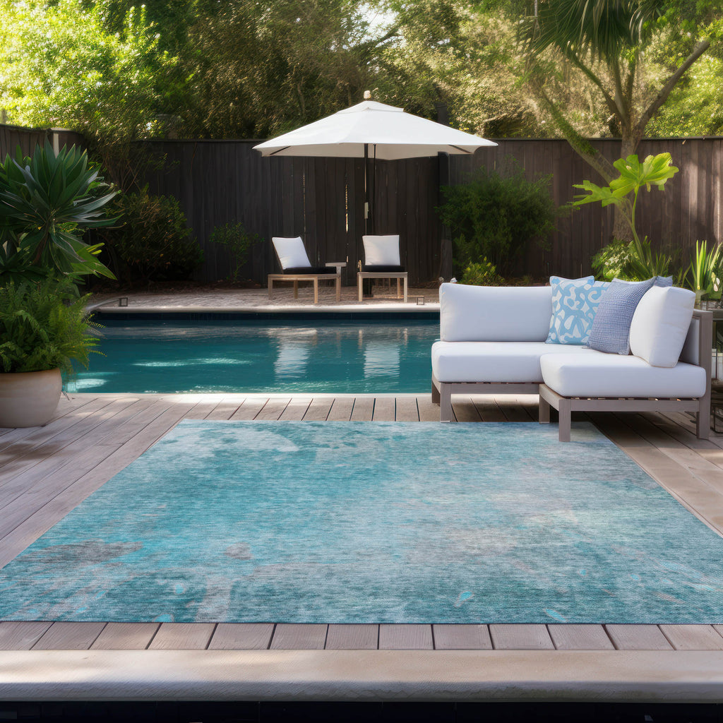 addison chantille acn562 teal rug