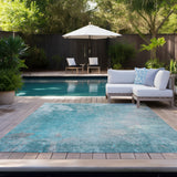 addison chantille acn562 teal rug