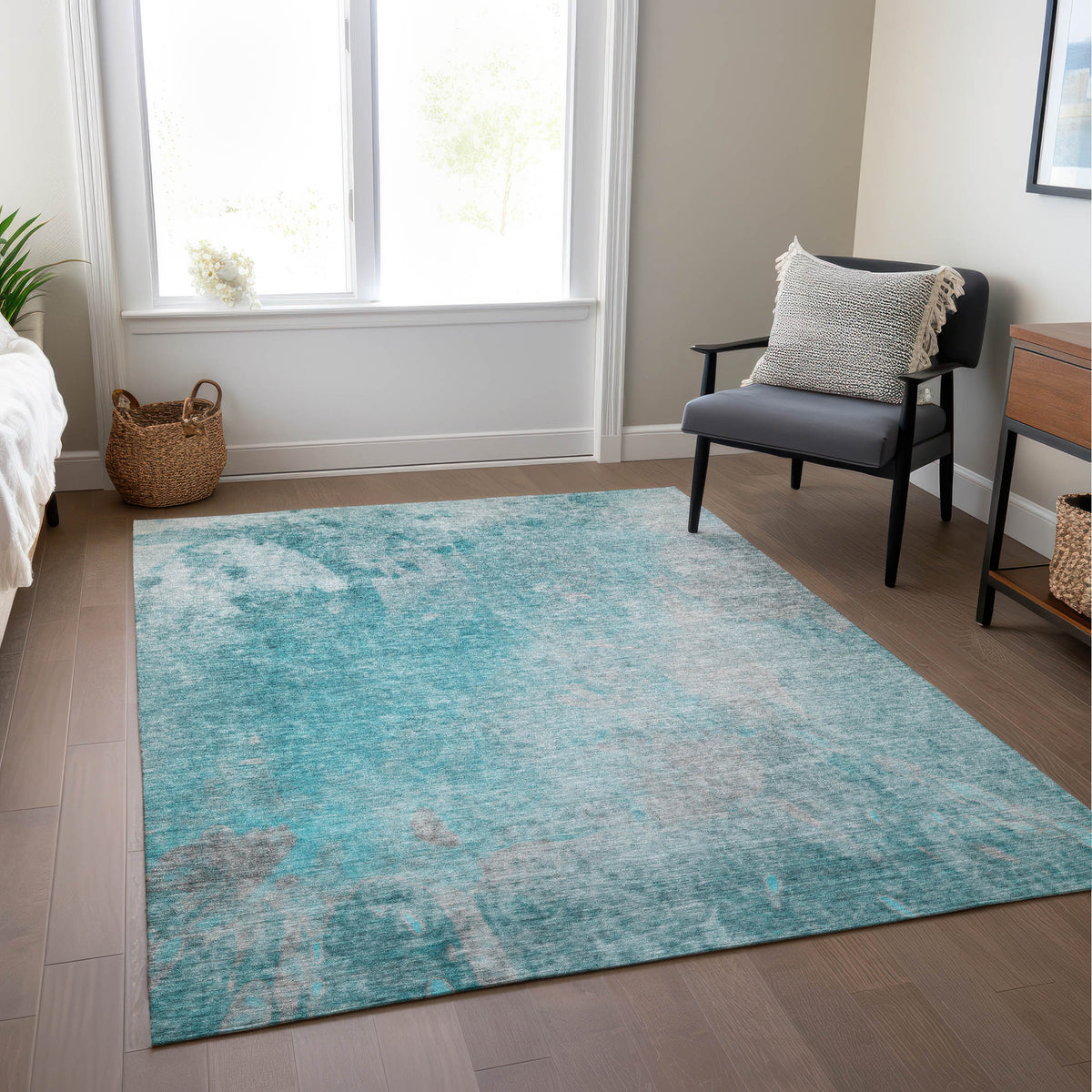 addison chantille acn562 teal rug