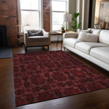 addison chantille acn564 burgundy rug