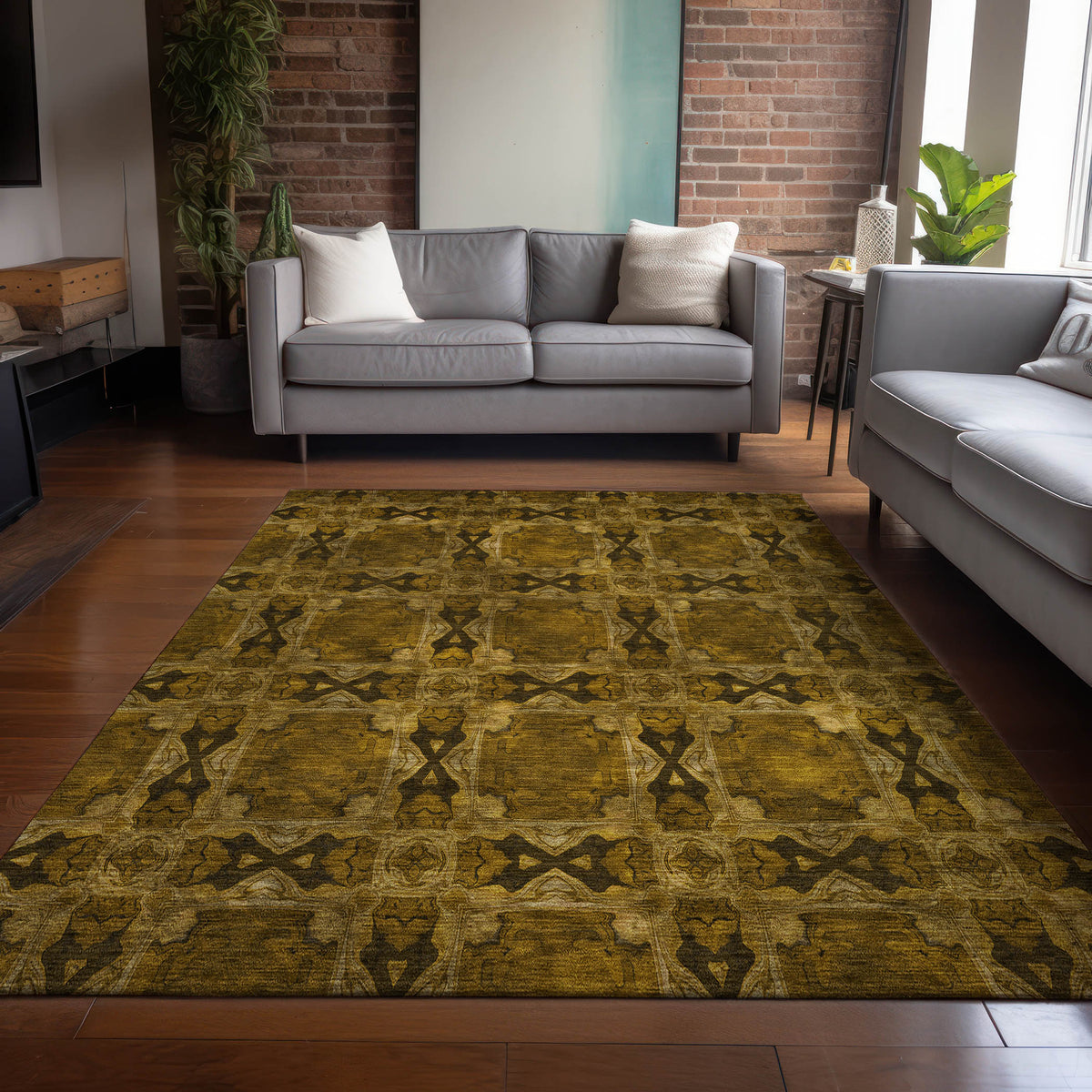addison chantille acn564 chocolate rug
