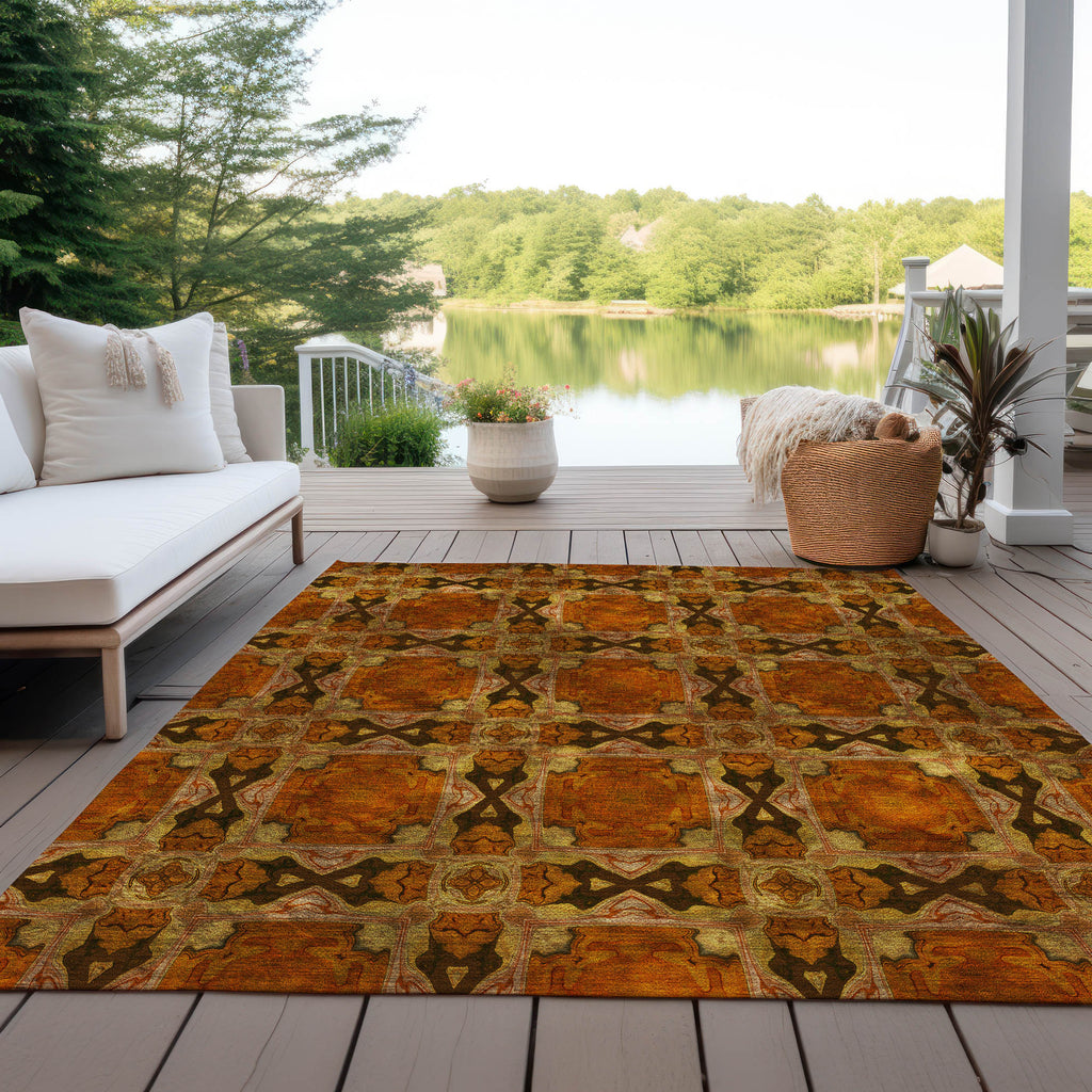 addison chantille acn564 paprika rug