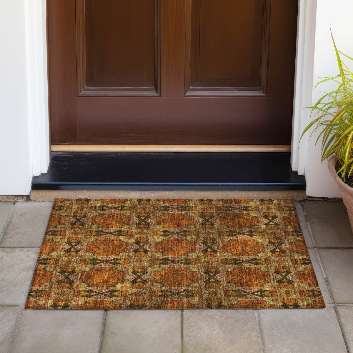 addison chantille acn564 paprika rug