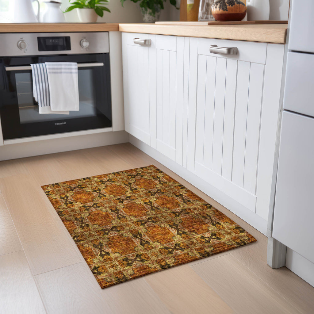 addison chantille acn564 paprika rug