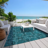 addison chantille acn564 teal rug