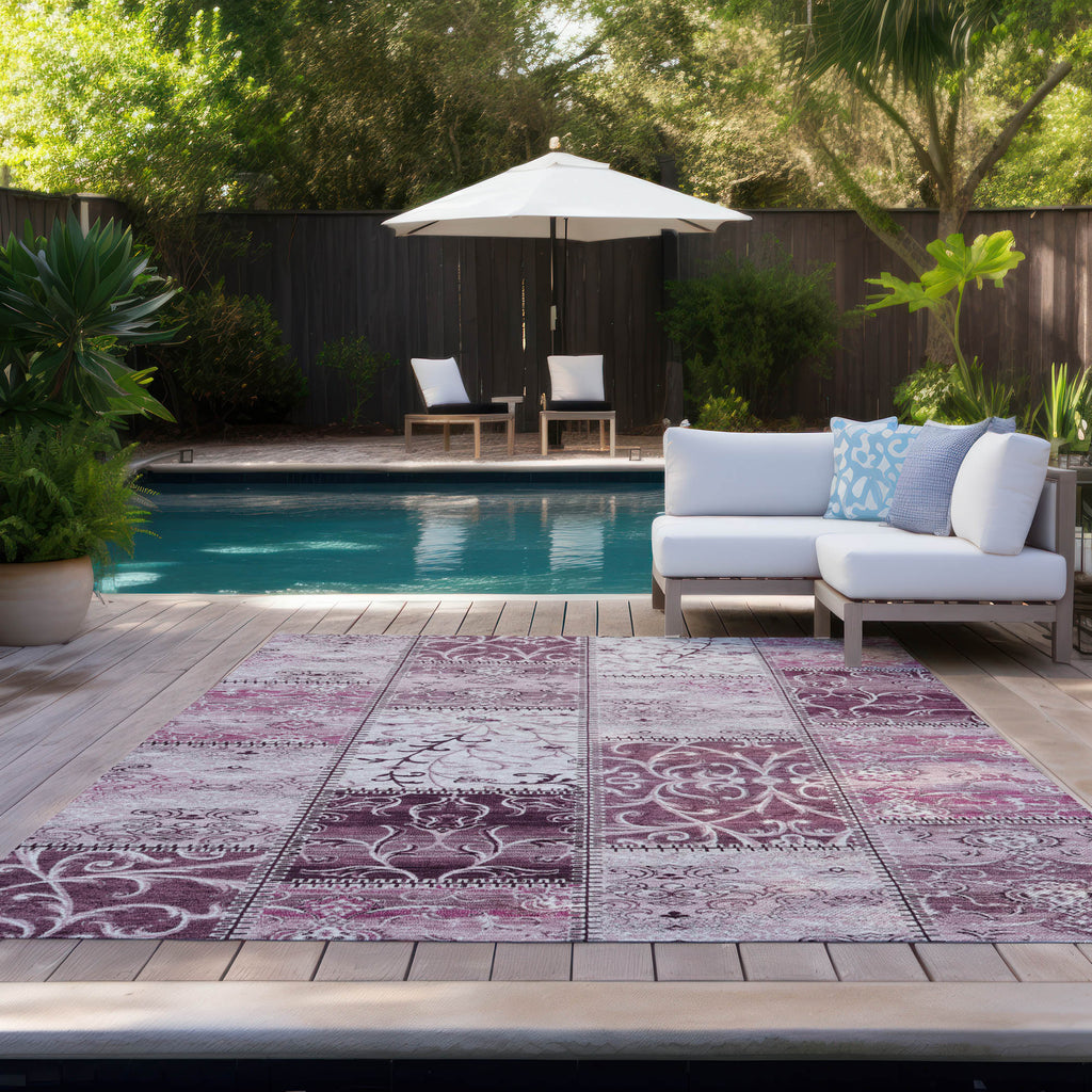 addison chantille acn566 burgundy rug