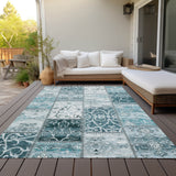 addison chantille acn566 teal rug