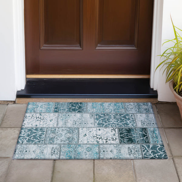 addison chantille acn566 teal rug