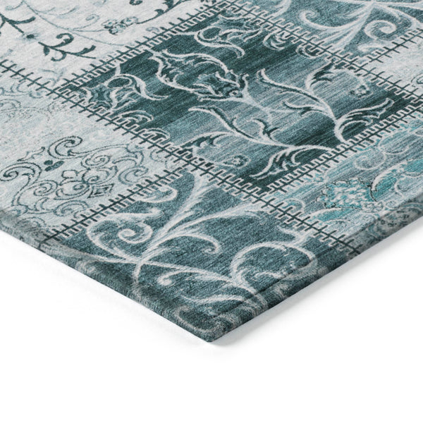 addison chantille acn566 teal rug