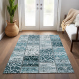 addison chantille acn566 teal rug