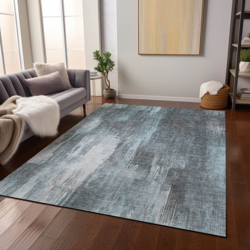 addison chantille acn567 teal rug