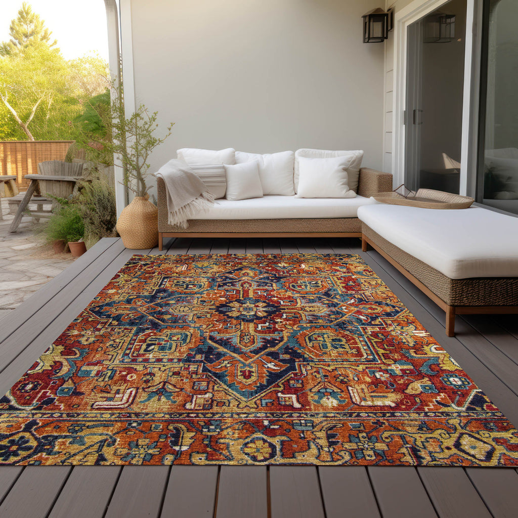 addison chantille acn570 paprika rug