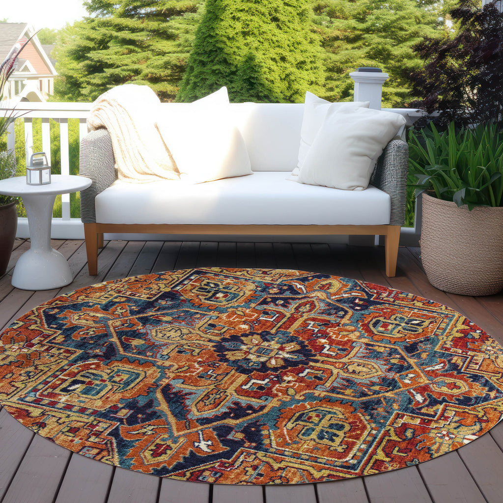 addison chantille acn570 paprika rug