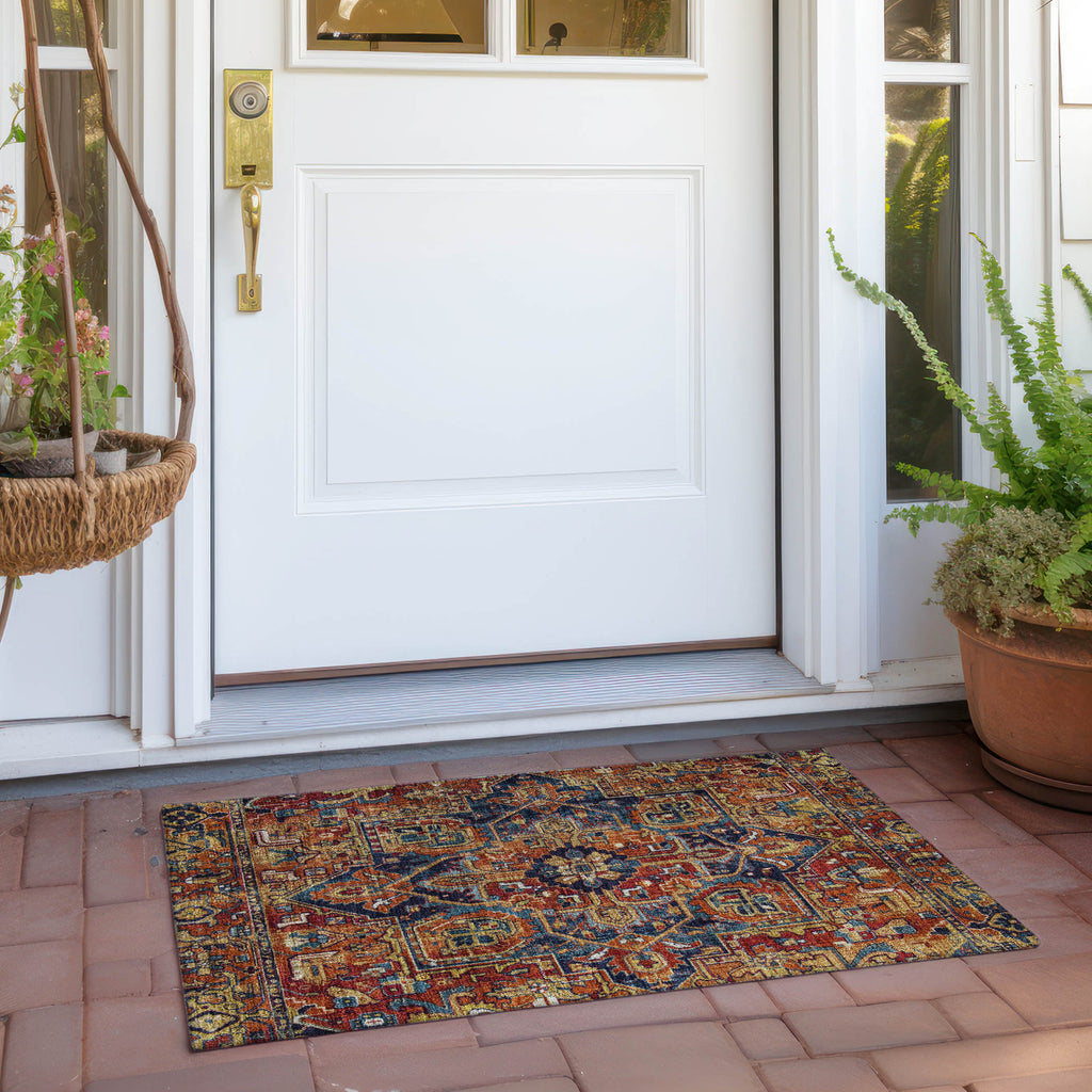 addison chantille acn570 paprika rug