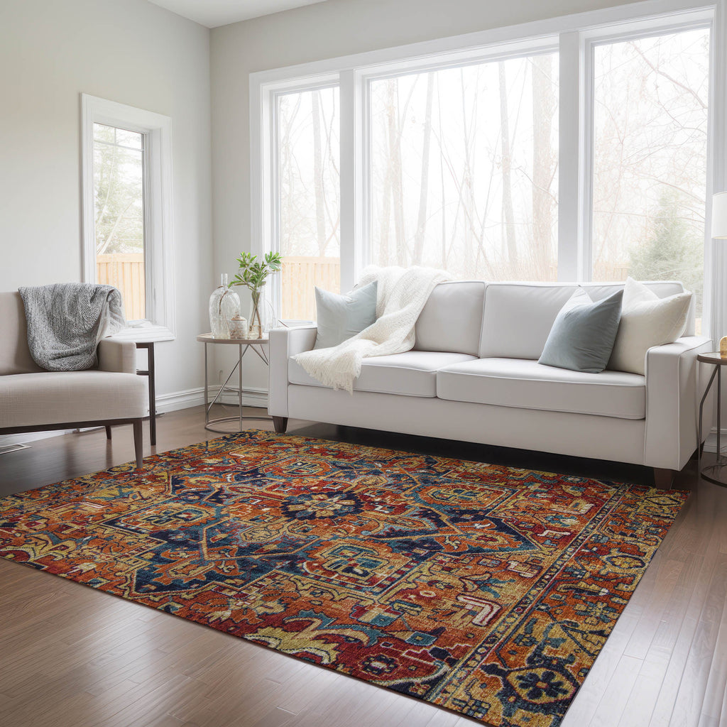 addison chantille acn570 paprika rug